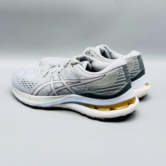 Asics Shoes Womens 7.5 Gray Blue Gel Kayano 28 Mesh Running Athletic Sneakers - Picture 6 of 12